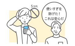 使いすぎを防げた❕これは安心だ